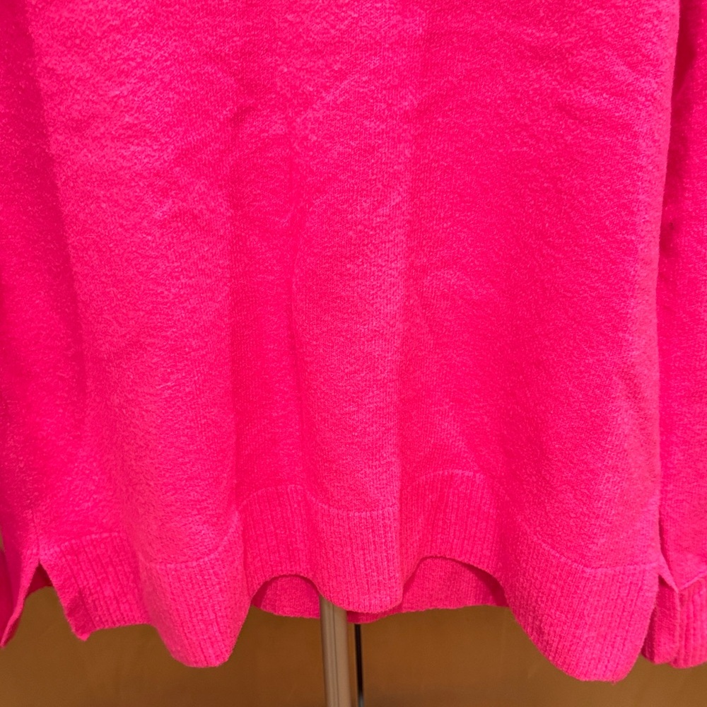 J. Crew Women's Crew Neck Sweater - Bright Pink - Picture 5 of 12
